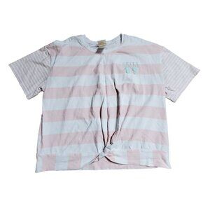 Her Universe Disney Little‎ Mermaid 30th Anniv Striped Twist Front Top Ariel XL